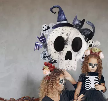 Fears Halloween wall decal - TenStickers