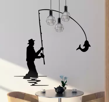 Fisherman wall decor - TenStickers