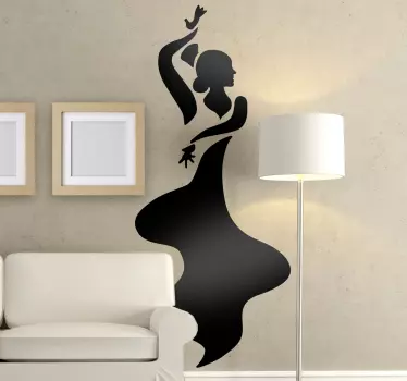 Flamenco Wall Sticker - TenStickers