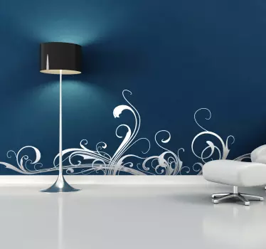 Floral Wall Decal - TenStickers