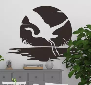 Flying bird Living Room Wall Decor - TenStickers