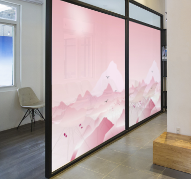frosted office window decal - TenStickers