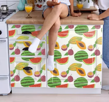 Fruit sticker fruit design creation - TenStickers