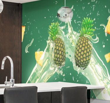 Fruits for kitchen wall mural decal - TenStickers