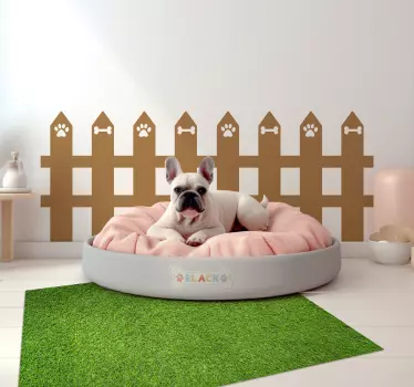 garden fence pet wall art - TenStickers
