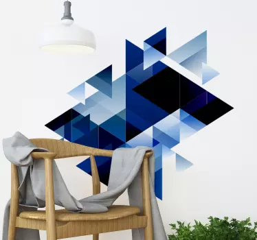 Geometric forms Abstract Sticker - TenStickers