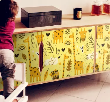 Giraffes decals for furniture decal - TenStickers