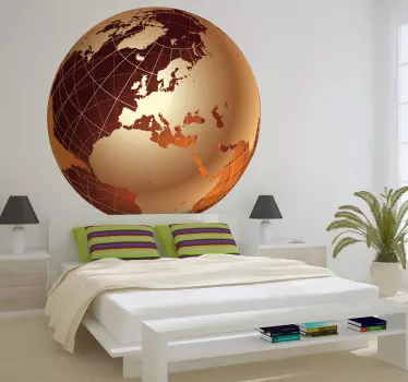 Golden Europe Sticker - TenStickers
