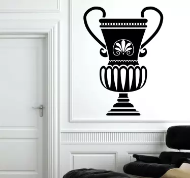 Greek Vase Sticker - TenStickers
