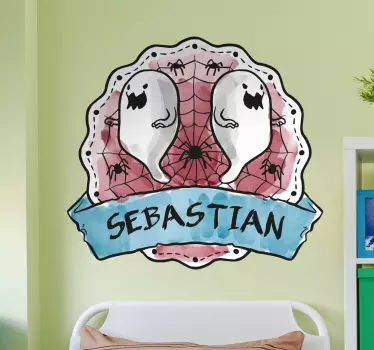 Halloween Personalised Wall Sticker - TenStickers
