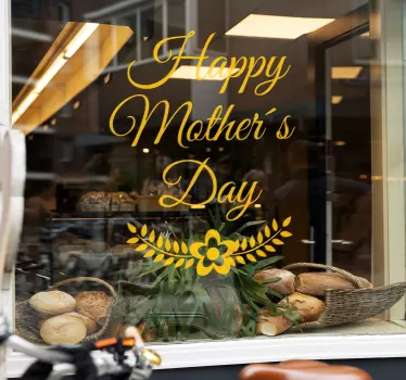Happy Mother´s Day Wall Sticker - TenStickers