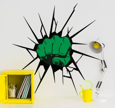 Hulk smash Home Wall Sticker - TenStickers