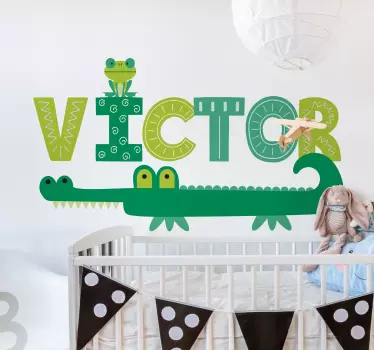 Jungle friends wall stickers for kid - TenStickers