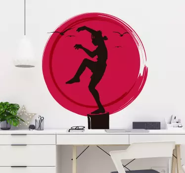 Karate Kid Logo Wall Sticker - TenStickers