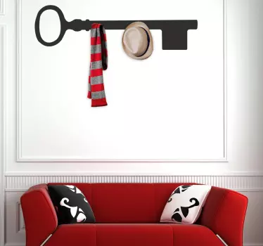 Key Hanging Rack Sticker - TenStickers