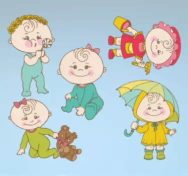 Kids Baby Sticker Pack - TenStickers