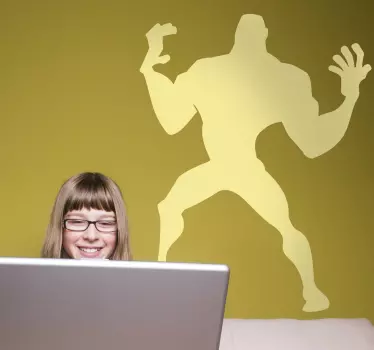 Kids Super Power Man Wall Decal - TenStickers