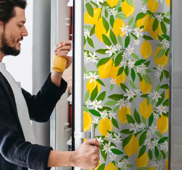 Lemon tree fridge decals - TenStickers