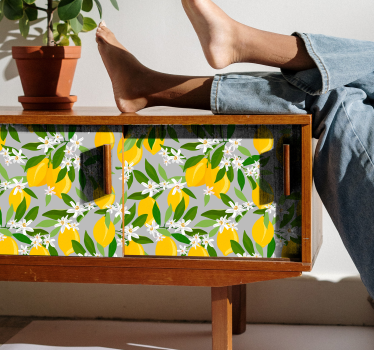 Lemon tree decals for furniture - TenStickers
