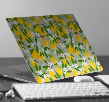 Lemon tree laptop stickers - TenStickers