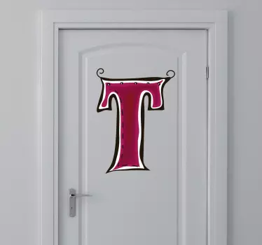 Letter T Sticker - TenStickers