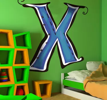 Letter X Sticker - TenStickers