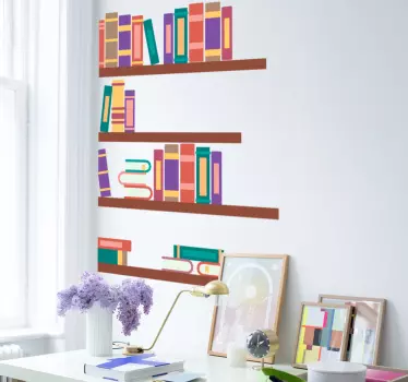 Library Shelf Sticker - TenStickers