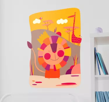 Lion King Kids Sticker - TenStickers