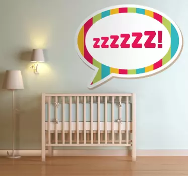 Lively speech bubble wall stickers for kid - TenStickers