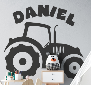 Location sticker tractor customization - TenStickers