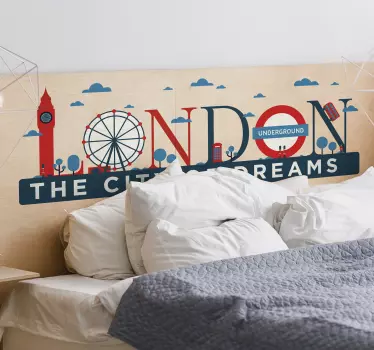 London city of dreams london decal - TenStickers