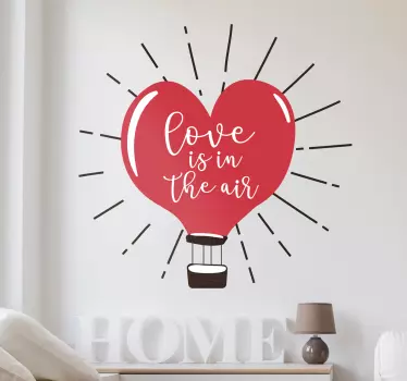love in the air valentine´s day  wall decor - TenStickers