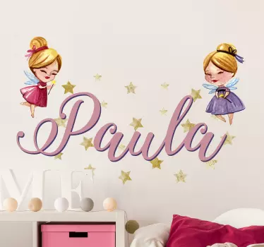 Magical Fairies Customisable Sticker - TenStickers