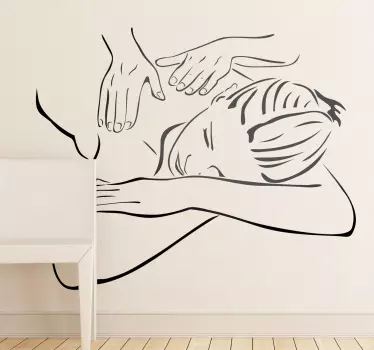 Massage Shop Sticker - TenStickers