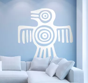 Mayan symbol abstract sticker - TenStickers