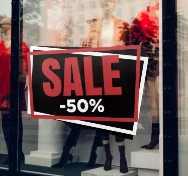 modern promo sale stickers - TenStickers