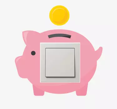 Money box switch inanimate stickers - TenStickers
