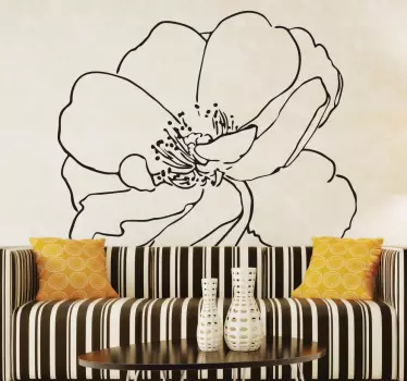 Mono-Colour Flower - TenStickers
