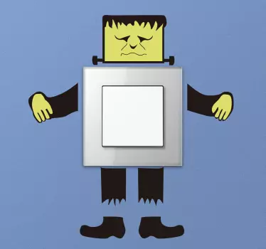 Monster switch light switch cover sticker - TenStickers