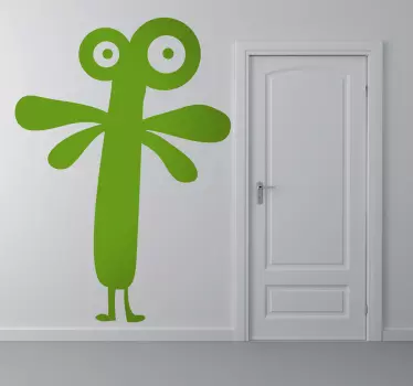 Monster with Wings Sticker - TenStickers