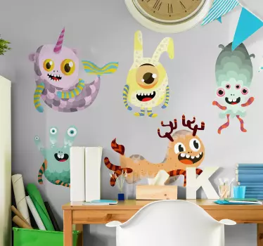 Monsters decal decal - TenStickers