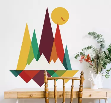 Mountains wall decal - TenStickers