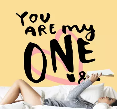 My one and only decals for furniture - TenStickers