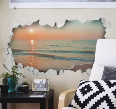 Nature landscape wallpaper decal - TenStickers