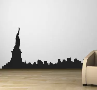 New York Skyline Decal - TenStickers