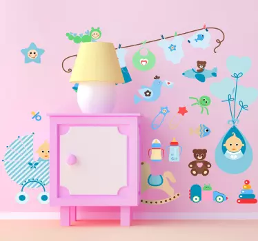 Nursery Kids Stickers - TenStickers