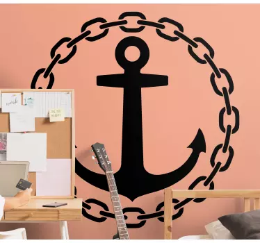 Object sticker anchor with chain - TenStickers
