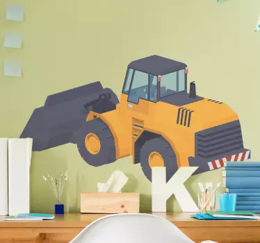 Object sticker construction vehicle art - TenStickers