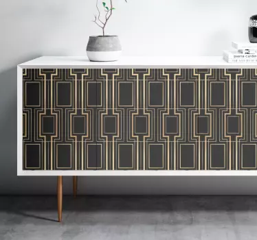 Object sticker geometric pattern design - TenStickers