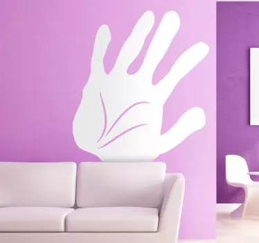 Object sticker hand print shape - TenStickers